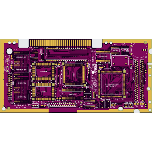 Sega Mega CD Main BD (837-8952 EXPORT) Motherboard Reproduction