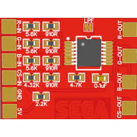 Sega Megadrive RGB Bypass Board